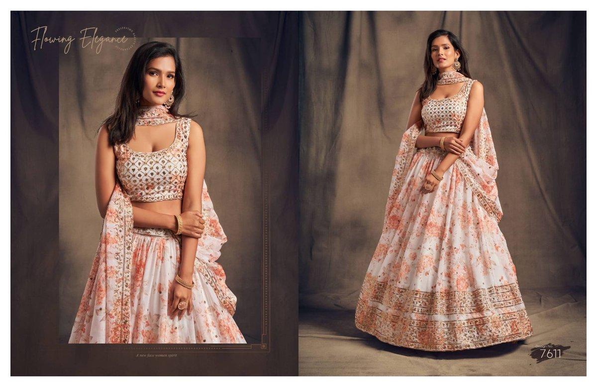 ZEEL FLORAL VOL-2 7611 TO 7619 1