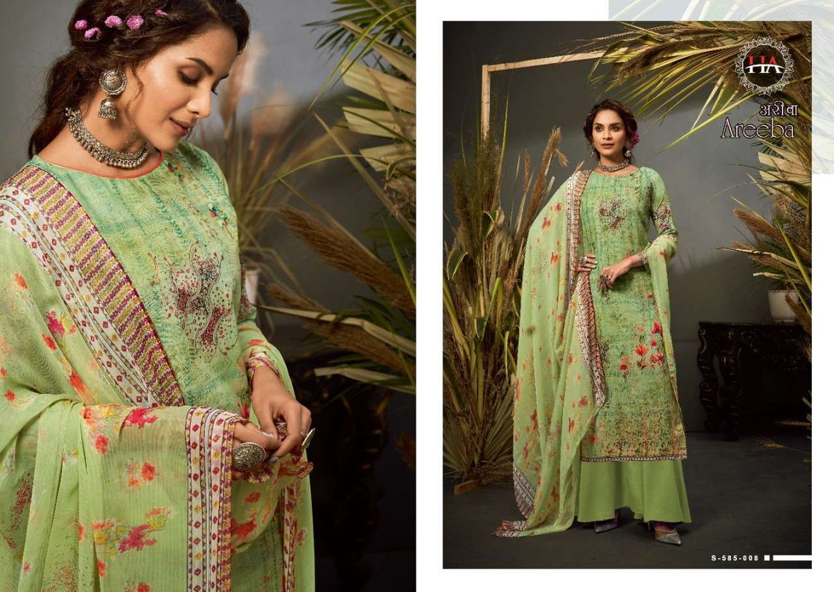 Harshit Fashion Areeba 585-001 to 585-010 Series 8