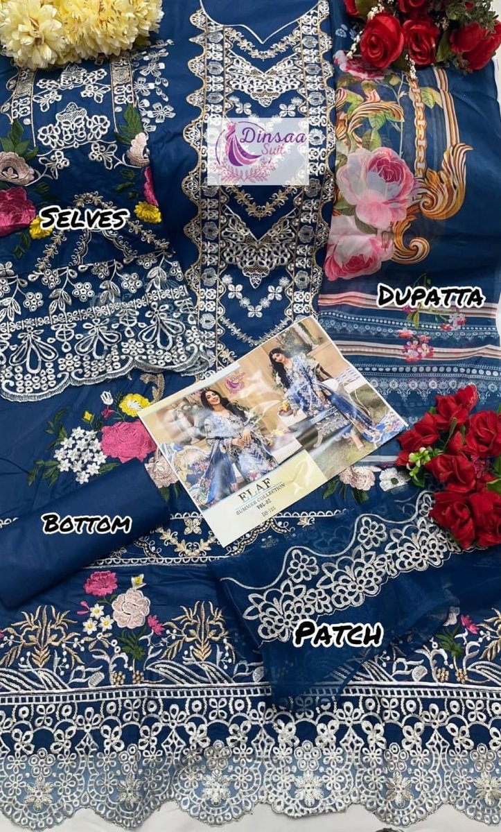 Dinsaa Suit Elaf Summer Collection Vol-2 DS-125 to DS-128 Series 2