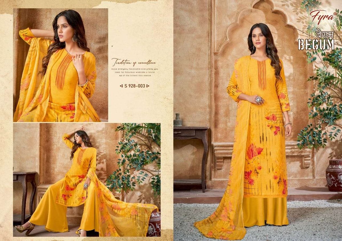 Alok Suit Fyra Begum 928-001 to 928-010 Series 3