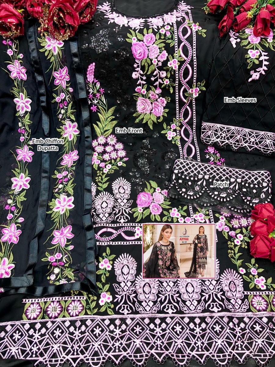 Alif Fashion Afraa A-31 Design 2