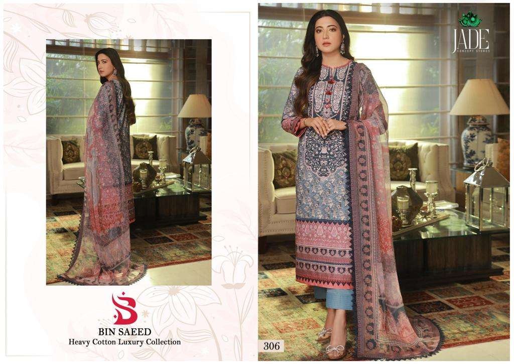 JADE BIN SAEED HEAVY COTTON LUXURY COLLECTION VOL-3 301 TO 306 6