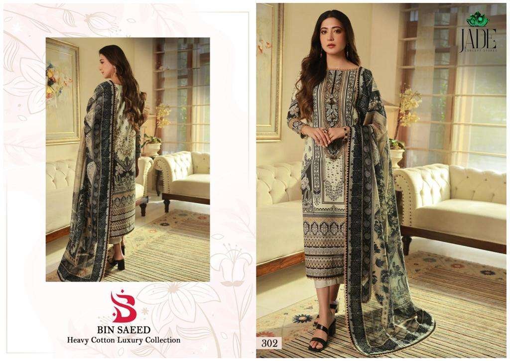JADE BIN SAEED HEAVY COTTON LUXURY COLLECTION VOL-3 301 TO 306 2