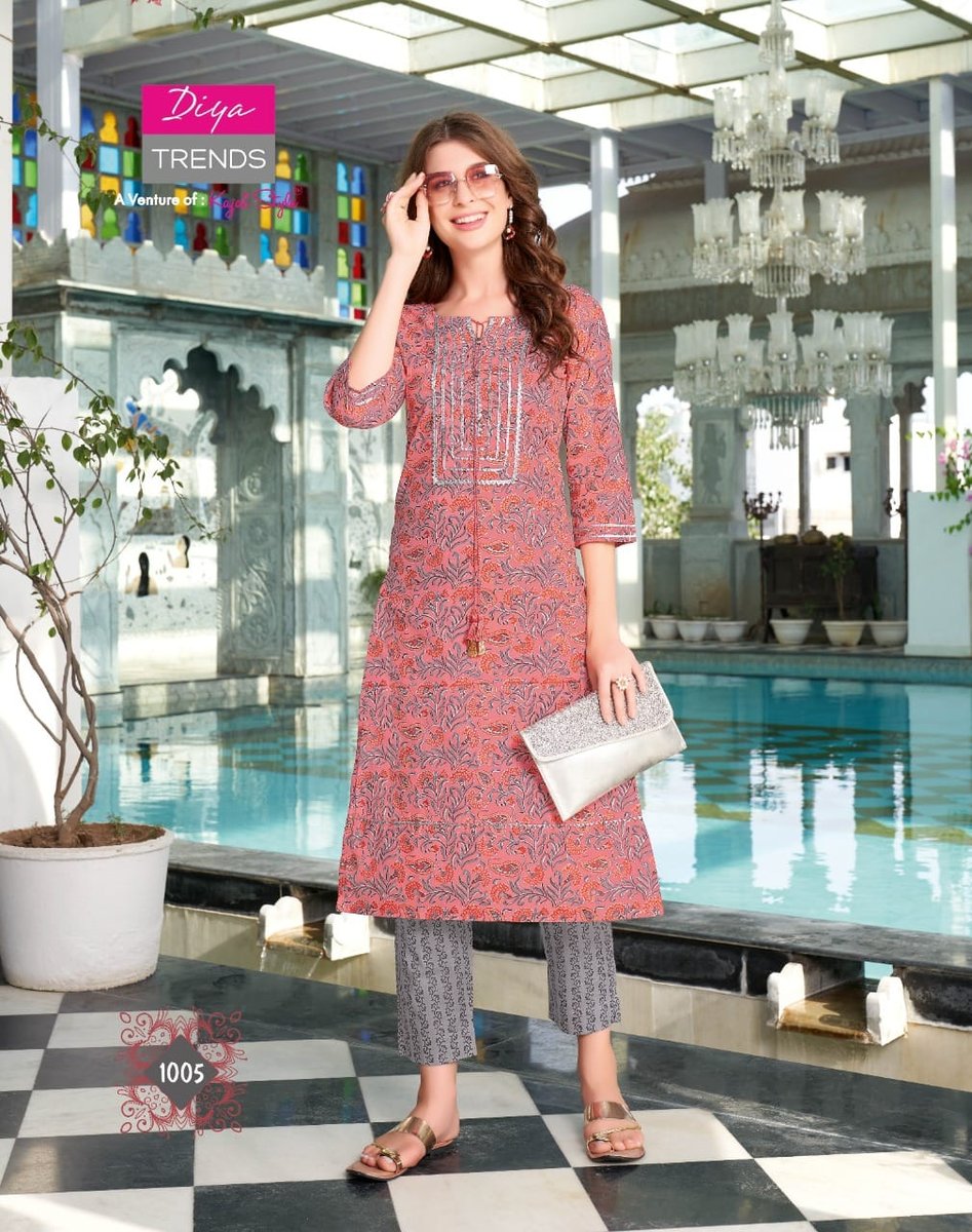 Diya Trendz Cotton Candy Vol-1 1001-1014 Series 5