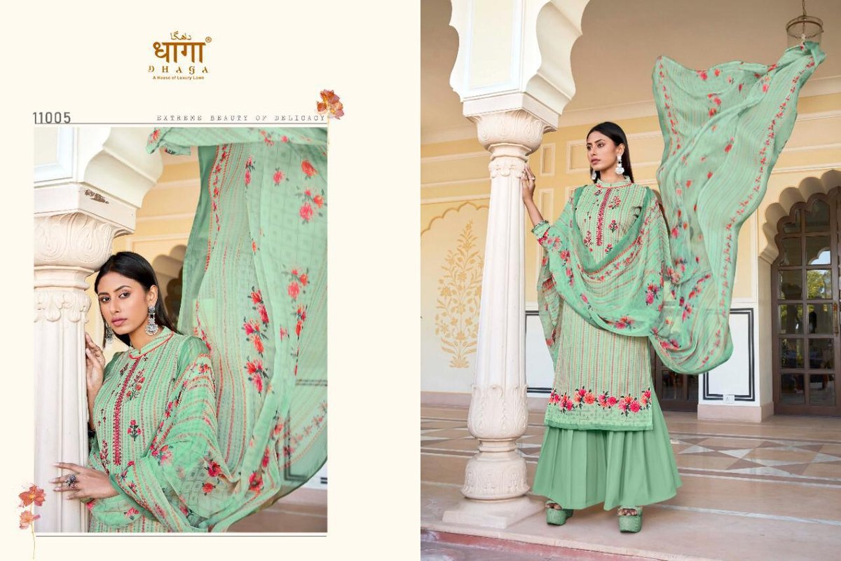 Aadesh Trendz Jamdani 11001-11006 Series 5