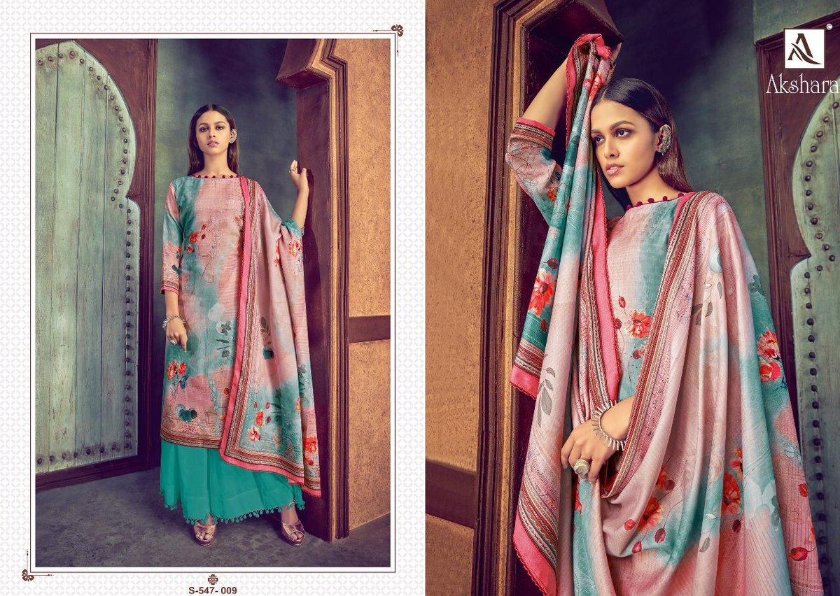 Alok Suits Akshara 547-001 to 547-010 Series 9