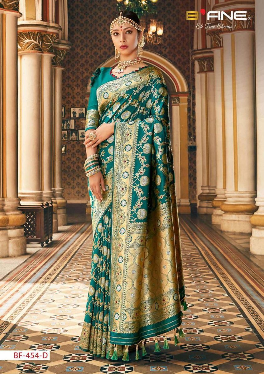 B'Fine Saree Roohani 454 Colors 2