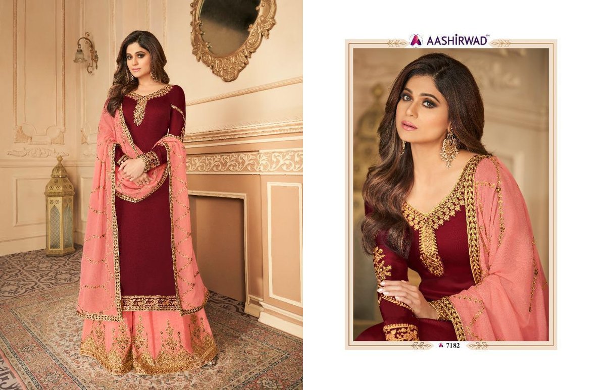 Aashirwad Creation Gulkand Damini 7178-7183 Series 5