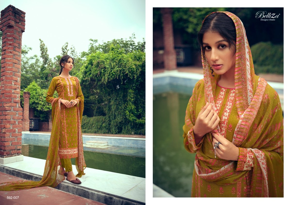 Belliza Designer Nainpreet 592-001 to 592-010 Series 7