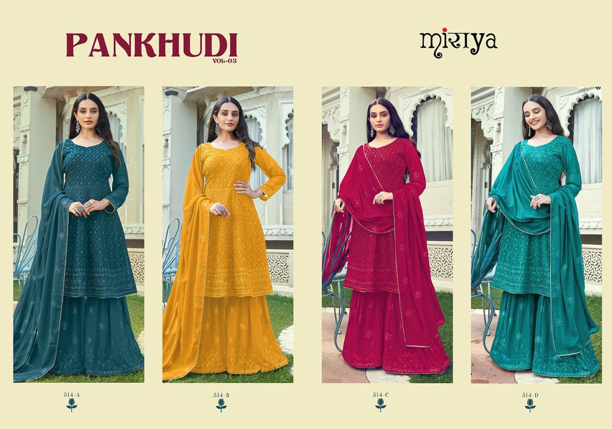 Aarav Trendz Miraya Pankhudi Vol-3 514 Colors 5