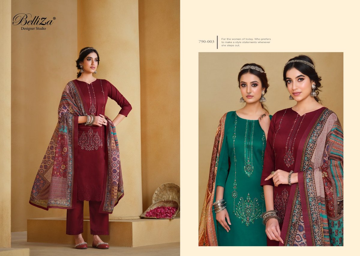 Belliza Designer Jashn E Ishq 790-001 To 790-008 Series 3