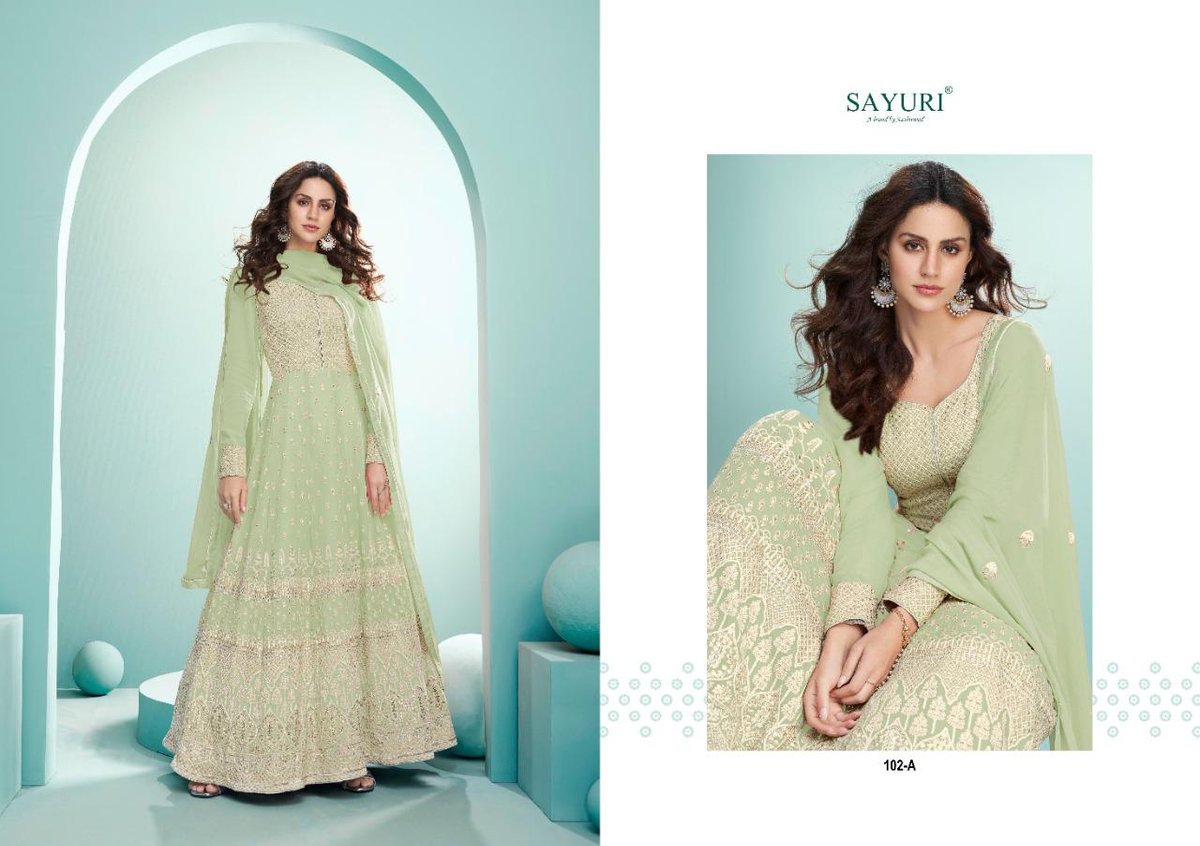 Aashirwad Creation Sayuri Breeze Gold 102 Colors 2