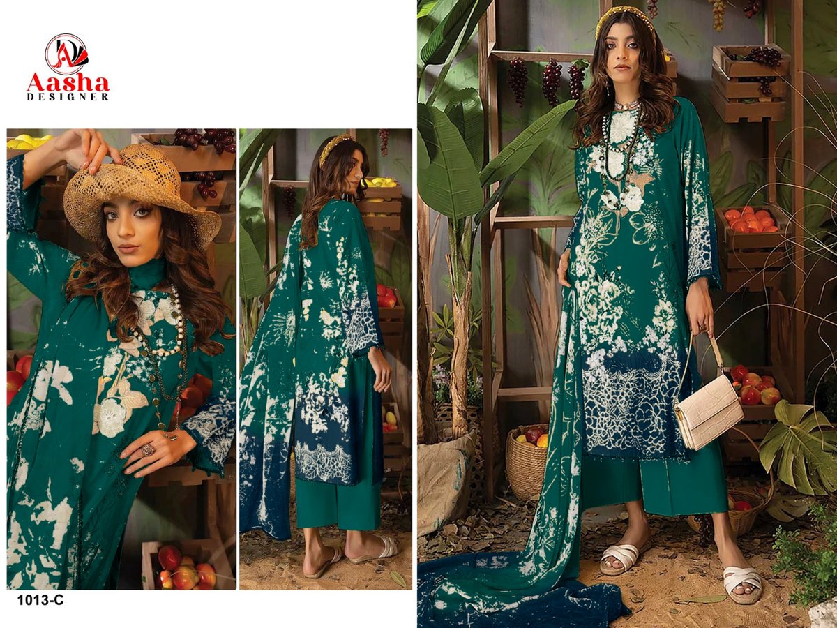 AASHA DESIGNER ADAN LIBAS 1013-A TO 1013-D 3