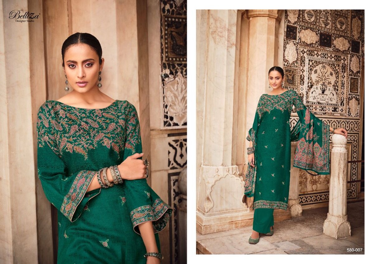 Belliza Designer Kashmiriyat 580-001 to 580-010 Series 7