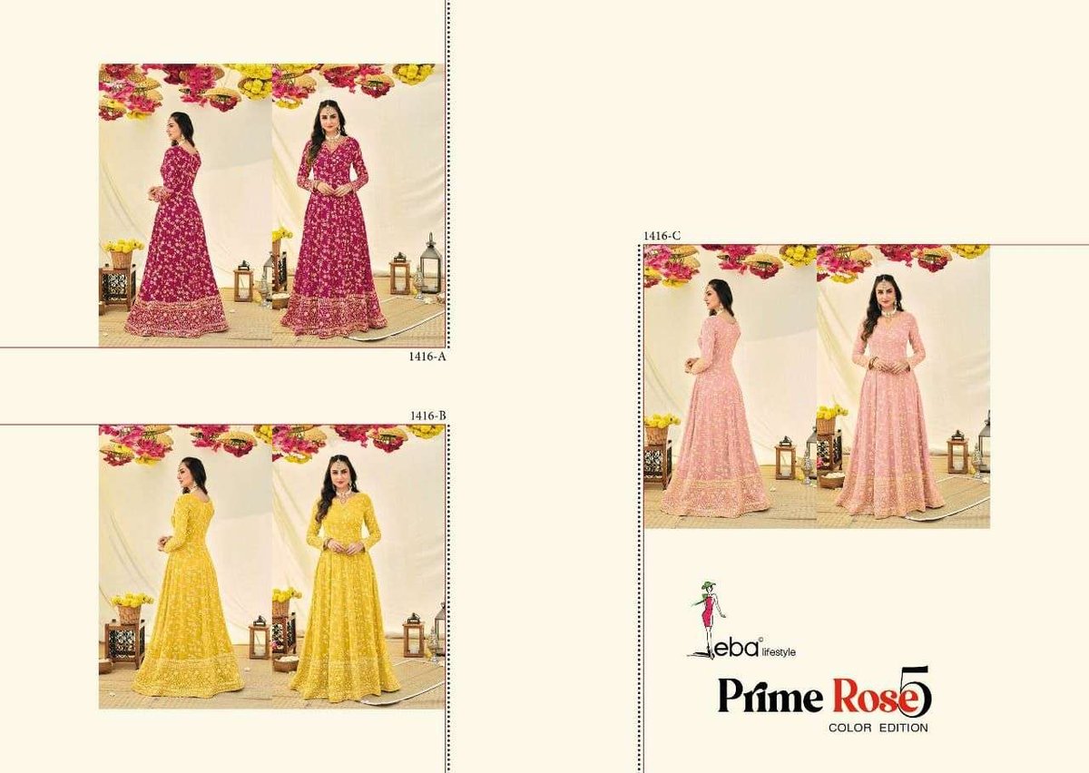 Eba Lifestyle Prime Rose Vol-5 1416 Colors 4