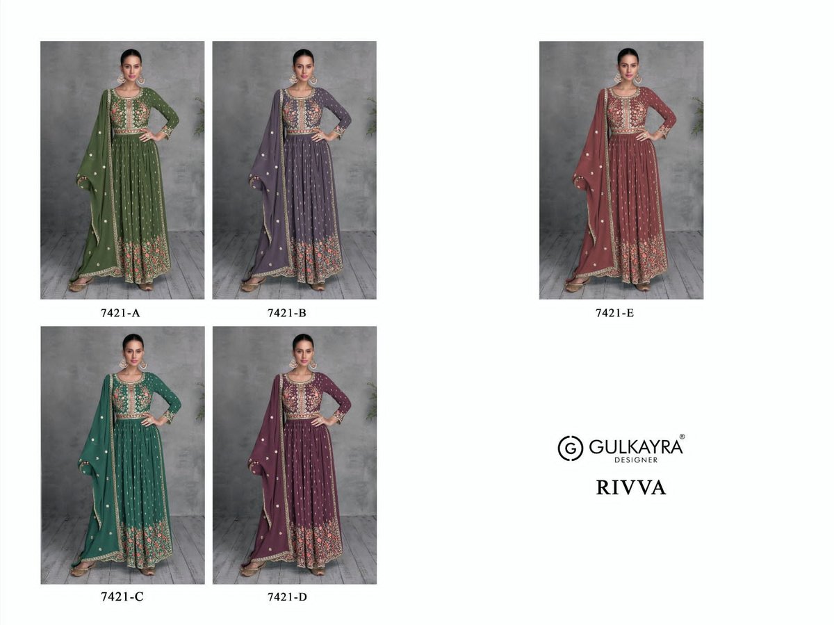GULKAYRA DESIGNER RIVVA 7421 COLORS 6