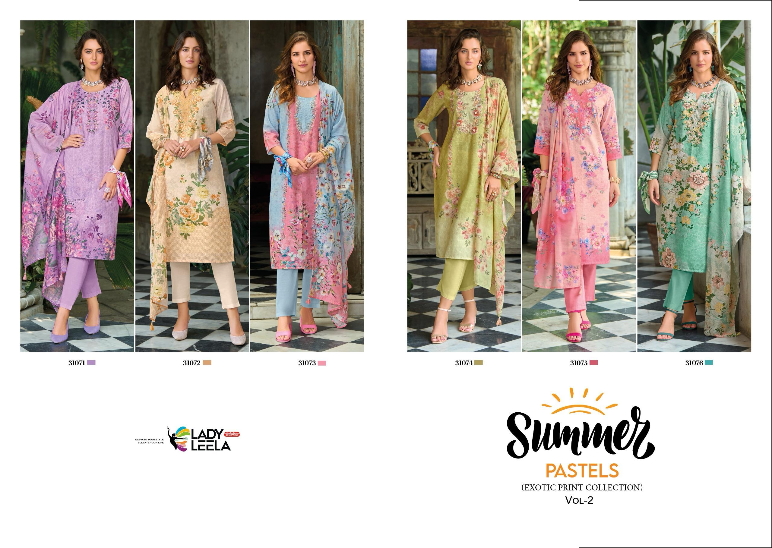 LADY LEELA SUMMER PASTELS-2 9
