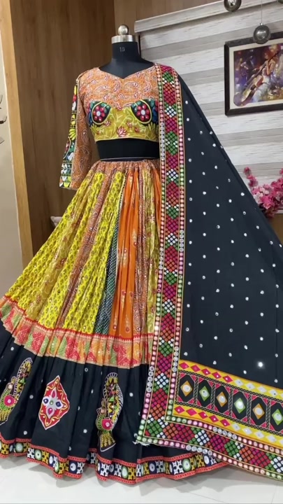 New Concept Of Printed Navratri lehenga choli series 83 8