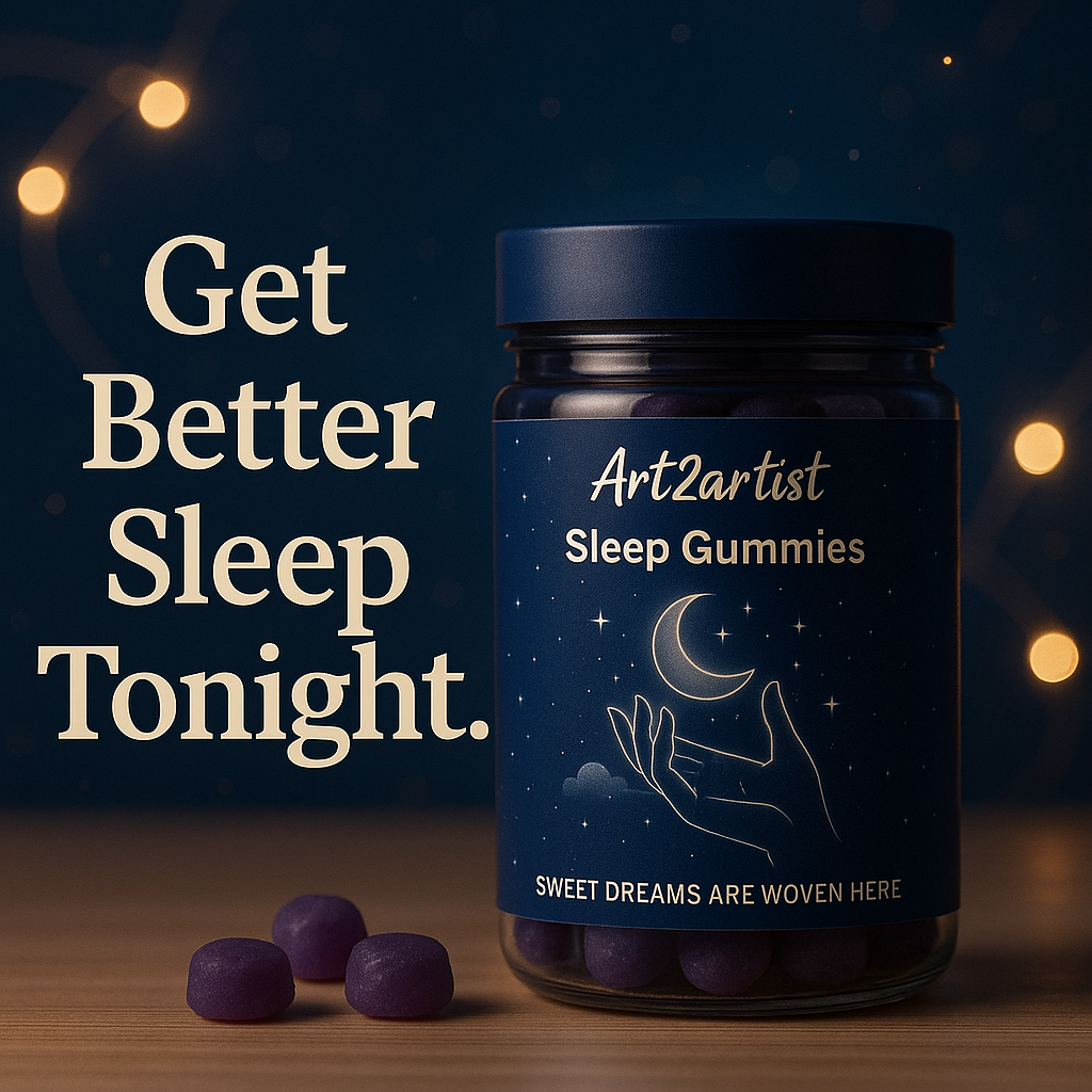 Art2artist gummies Melatonin Sleep Gummies 5mg For Men, Women | No Added Sugar | Fall Asleep Fast & Restful Deep Sleep | Mixed Fruit Flavor Veg Gummy Supplement (30 Count (Pack of 1)) 63% off 4