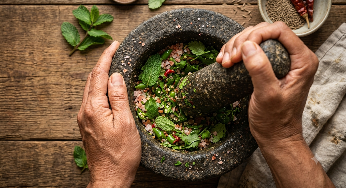 Village women harvesting